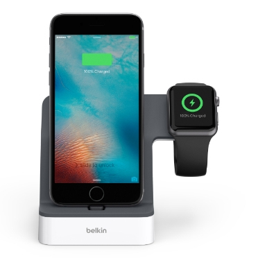 Belkin Valet Charge Dock White for iPhone & Apple Watch