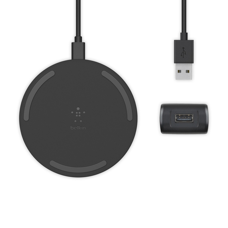 Belkin Boostcharge Wireless Charging Pad 15W + Qc 3.0 24W Wall Charger