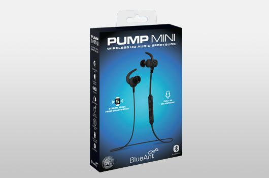 Blueant Pump Mini HD Sportbuds Black Earphones