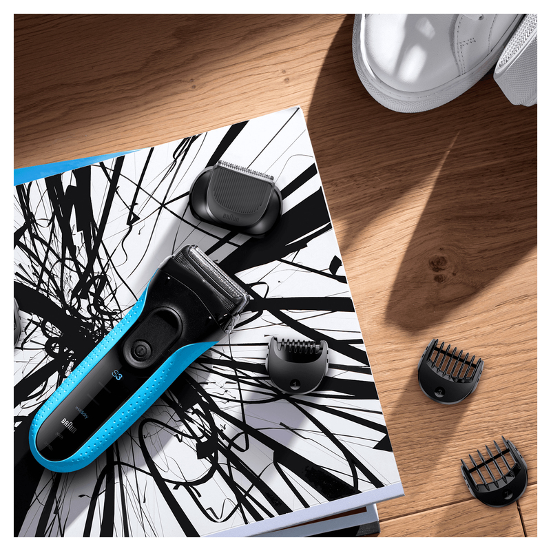 Braun Series 3 Shave & Style 3010BT 3-In-1 Electric Wet & Dry Shaver