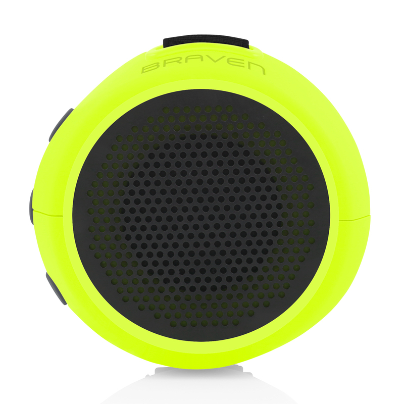 Braven 105 Electric Wireless Portable Bluetooth Speaker with Action Mount