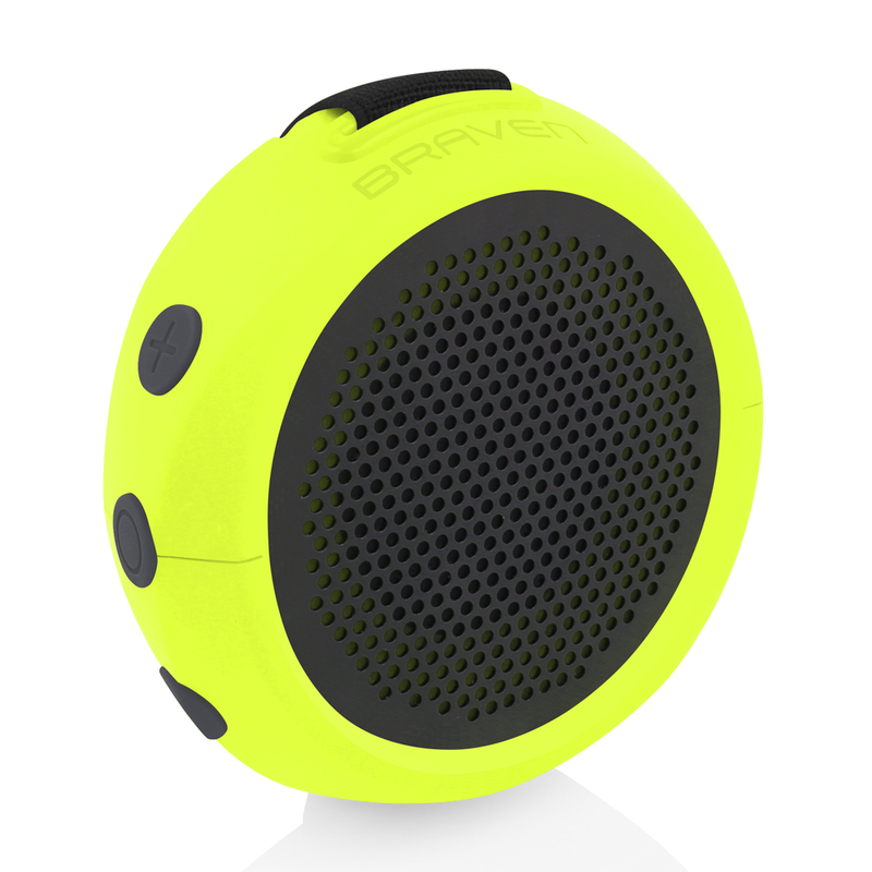 Braven 105 Electric Wireless Portable Bluetooth Speaker with Action Mount
