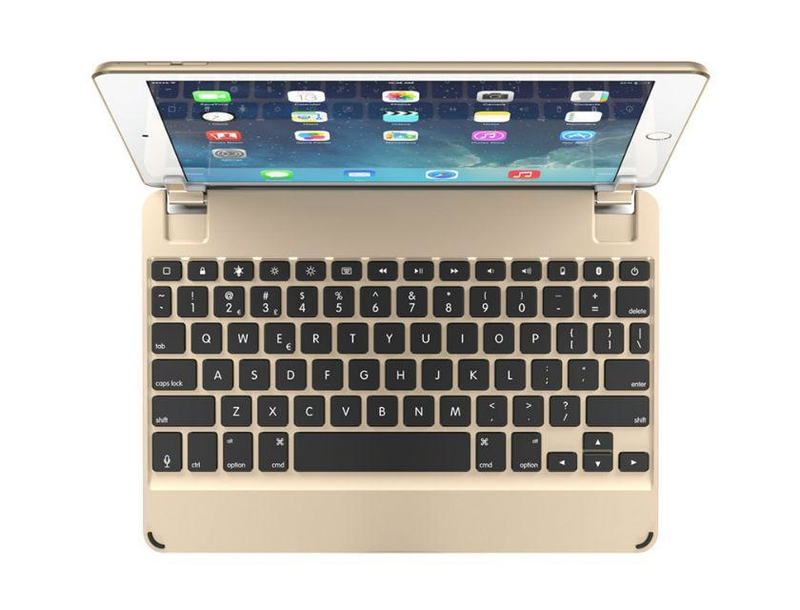 Brydge Aluminium Bluetooth Keyboard Gold for iPad (5th Gen)