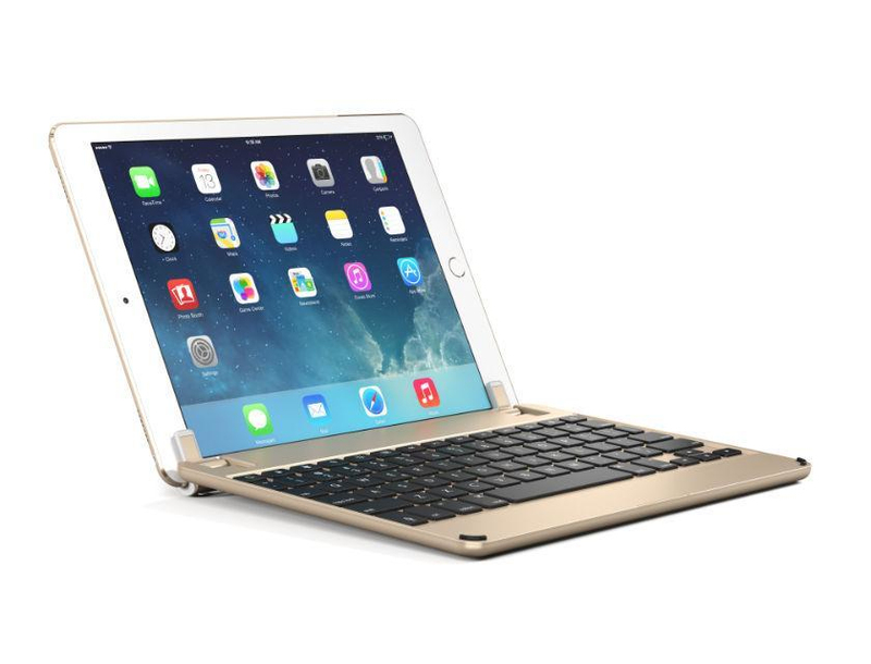 Brydge Aluminium Bluetooth Keyboard Gold for iPad (5th Gen)