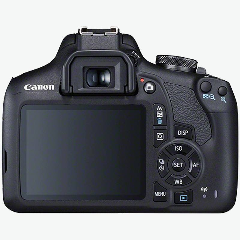 Canon EOS 2000D DSLR Camera + EF-S 18-55mm IS II Lens + EF 75-300mm III Lens