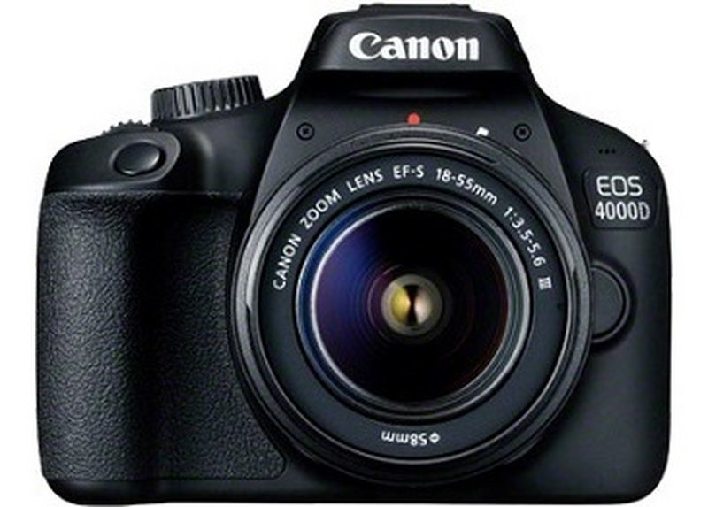 Canon EOS 4000D DSLR Camera + EF-S 18-55mm III Lens + 16GB Card + Case + Canon Academy