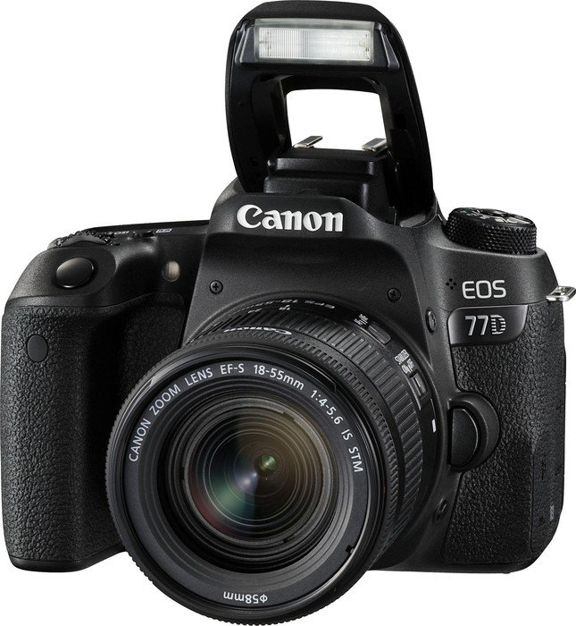 Canon EOS 77D DSLR Camera + EF-S 18-55mm IS STM Lens