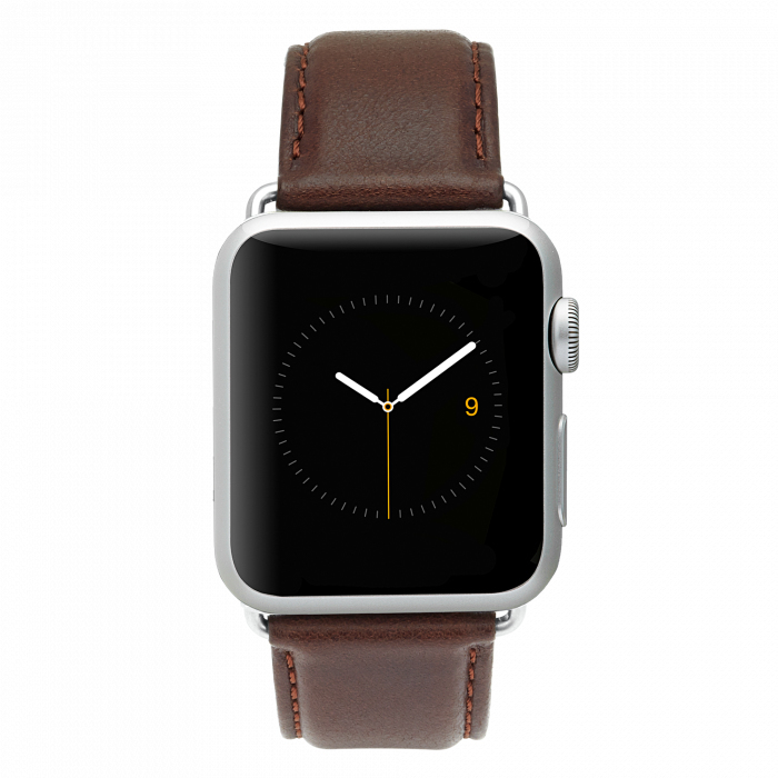 Case-Mate Leather Tobacco 42mm Band for Apple Watch (Compatible with Apple Watch 42/44/45mm)