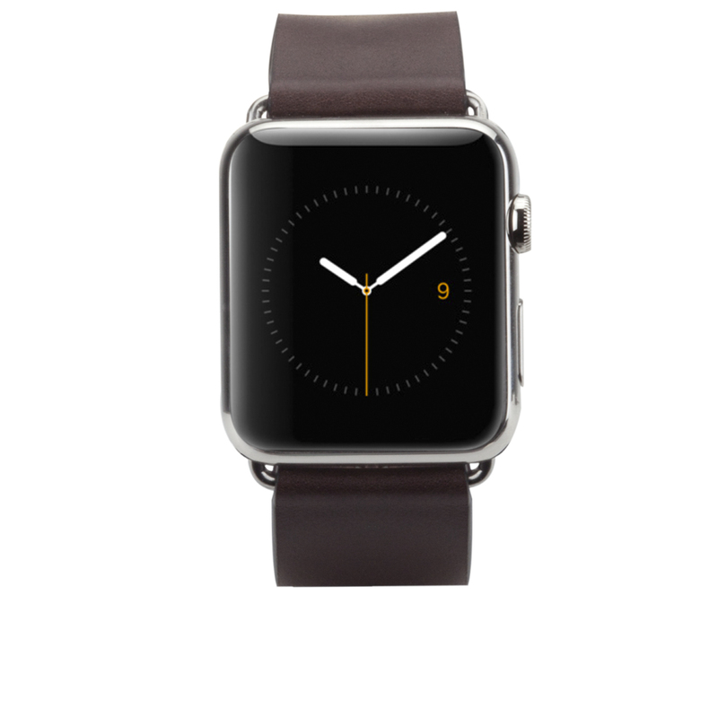 Casemate Signature Leather Band Tobacco Apple Watch 42mm (Compatible with Apple Watch 42/44/45mm)