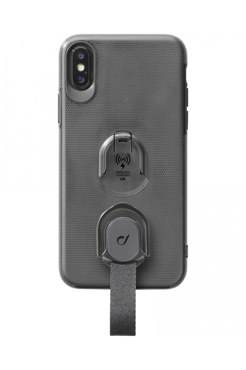 CellularLine Case Black with Fingerloop for iPhone XS