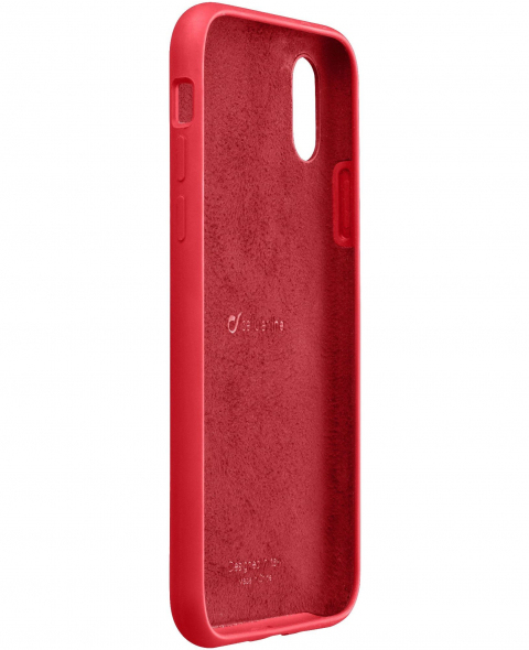 Cellular Line Soft Touch Case Red For iPhone X