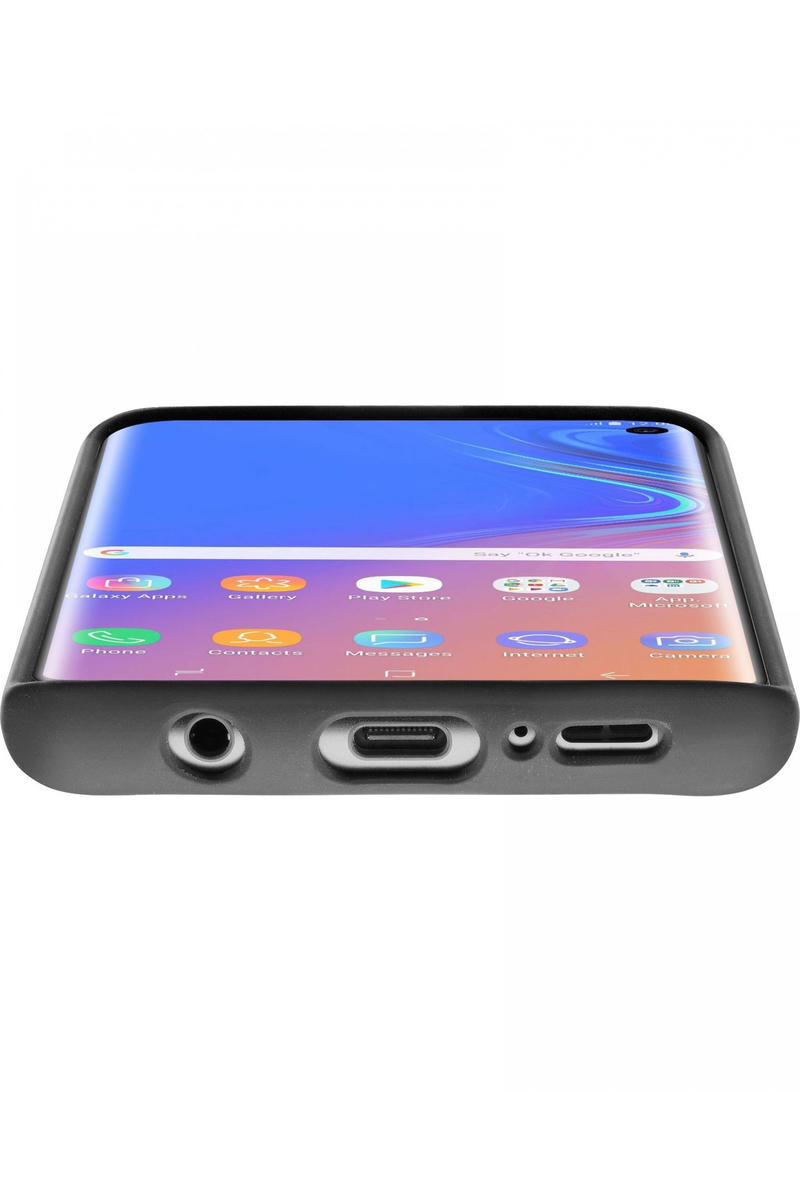 CellularLine Soft Touch Case Black for Galaxy S10
