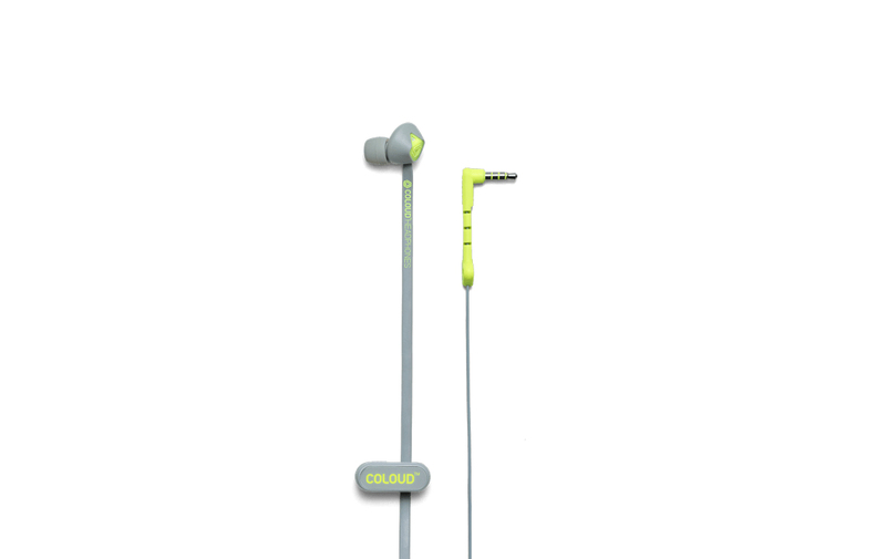 Coloud The No 4 Grey/Yellow In-Ear Earbuds