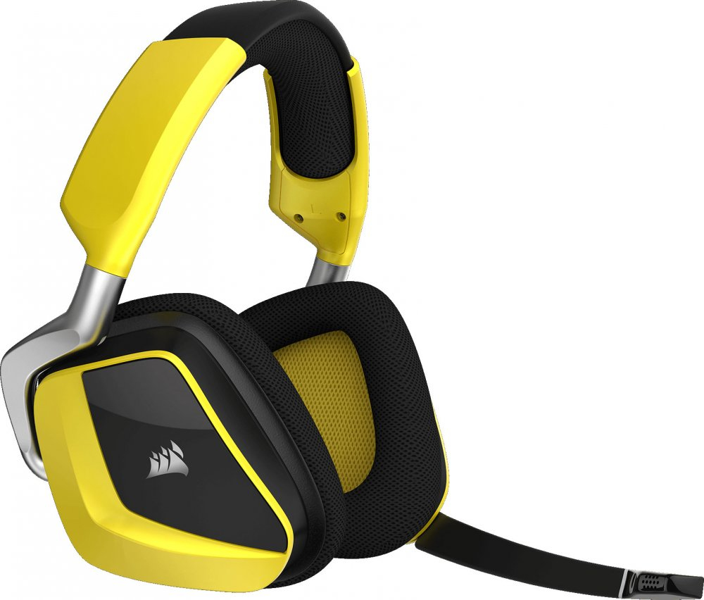 Corsair Void Pro RGB Wireless SE Premium Gaming Headset with Dolby Headphone 7.1 Yellow