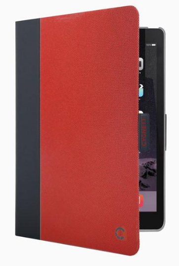 Cygnett Tekview Slim Case with Protective Pc Shell Red/Grey for iPad 12.9 Inch