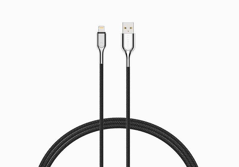 Cygnett Armoured Braided Lightning to USB-A Cable 3m White