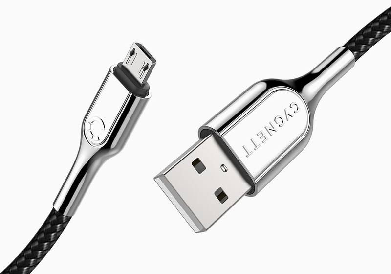 Cygnett Armored Micro USB to USB-A Cable 1m Black