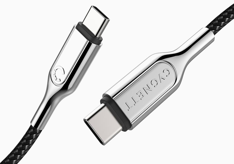 Cygnett Armoured Braided USB 3.1 USB-C to USB-C Cable 1m Black