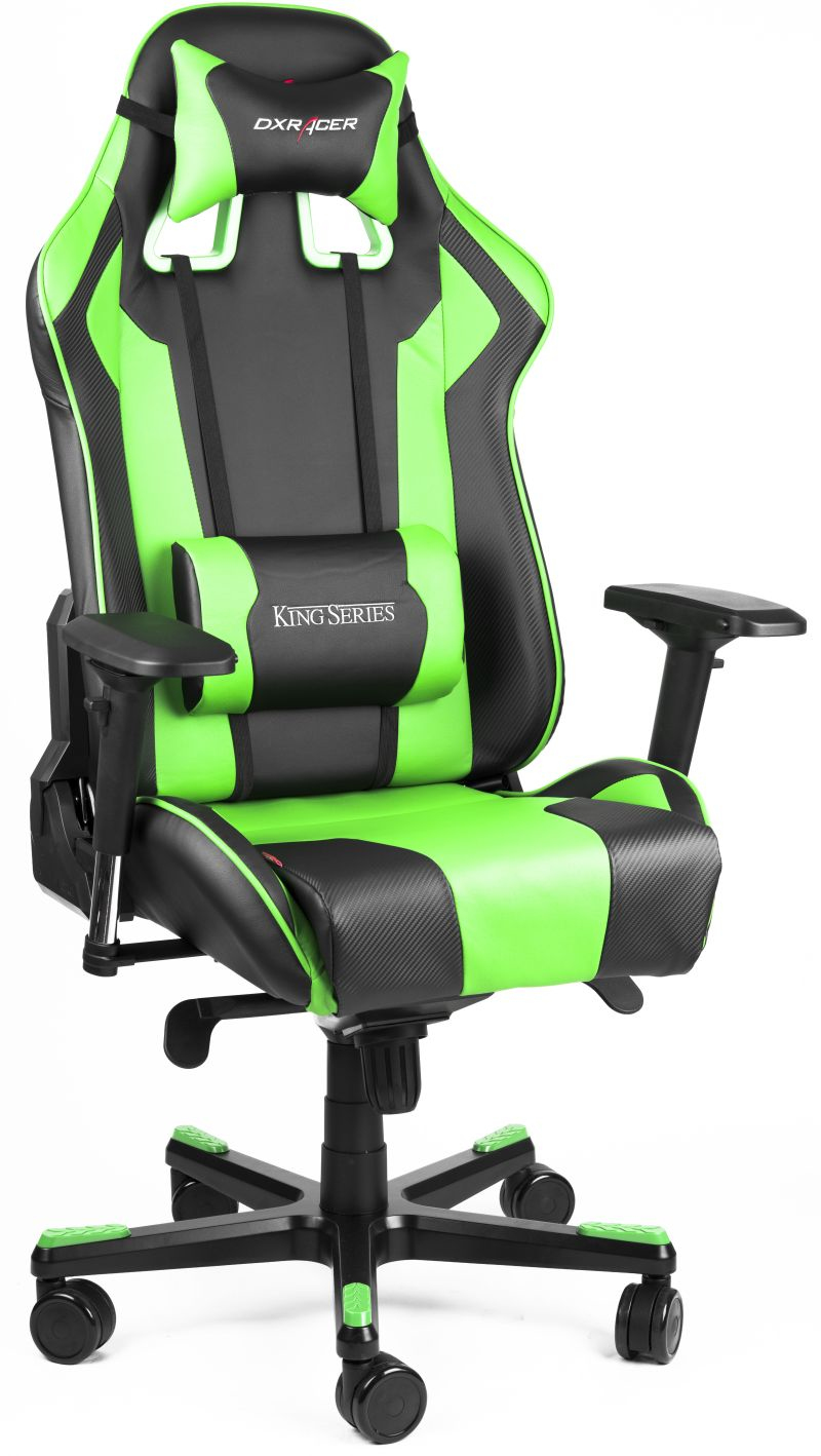 DXRacer King Series Black/Green Gaming Chair