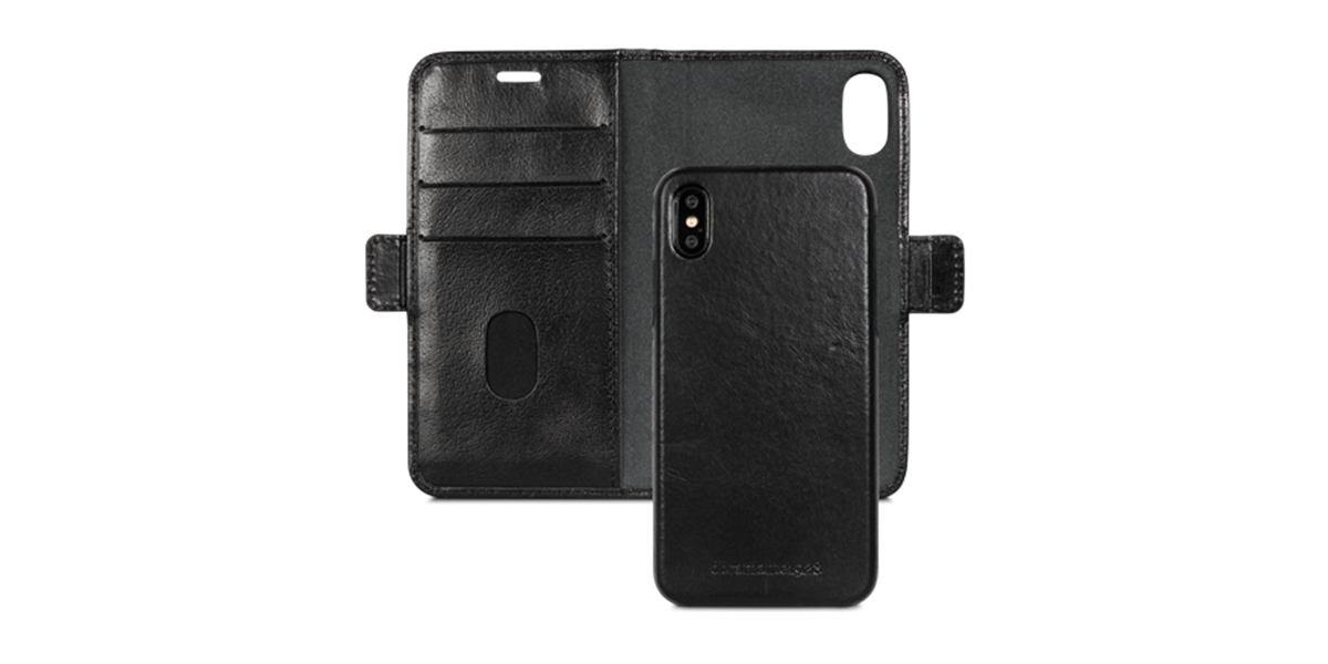 dbramante1928 Lynge Wallet Case Black for iPhone XS