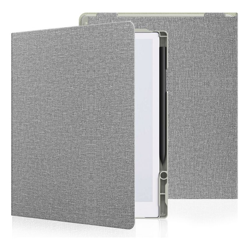 Dot Book Folio Case For reMarkable 2 Tablets - Woven Gray
