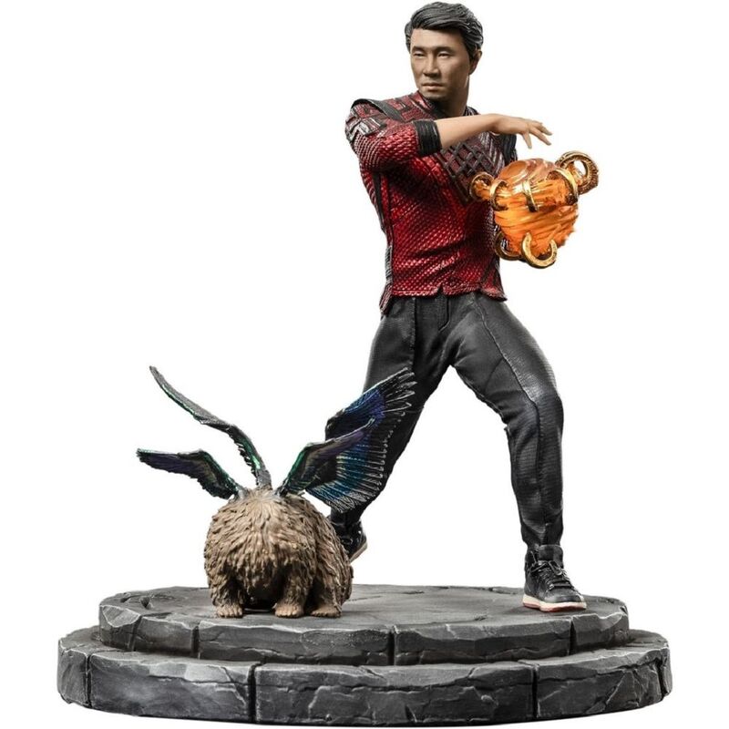 Iron Studios Marvel Shang-Chi And The Legend Of The Ten Rings Shang-Chi & Morris Art Scale 1/10 Statue