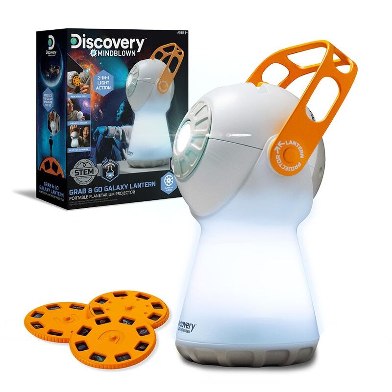 Discovery Mindblown Grab & Go Galaxy Lantern Portable Planetarium Projector
