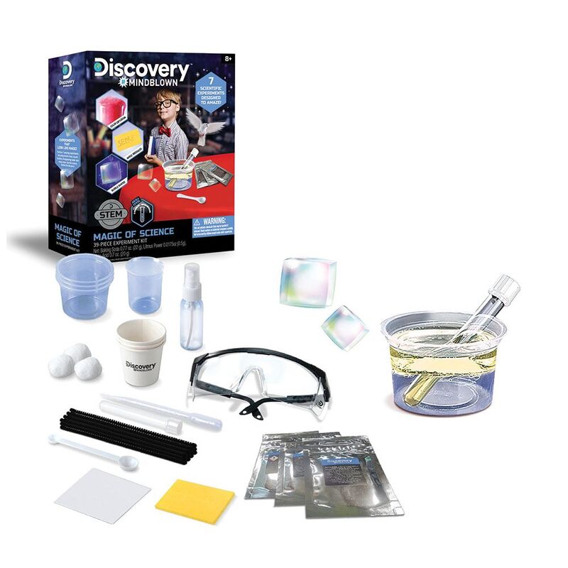 Discovery Mindblown Magic Of Science 39 Piece Experiment Kit
