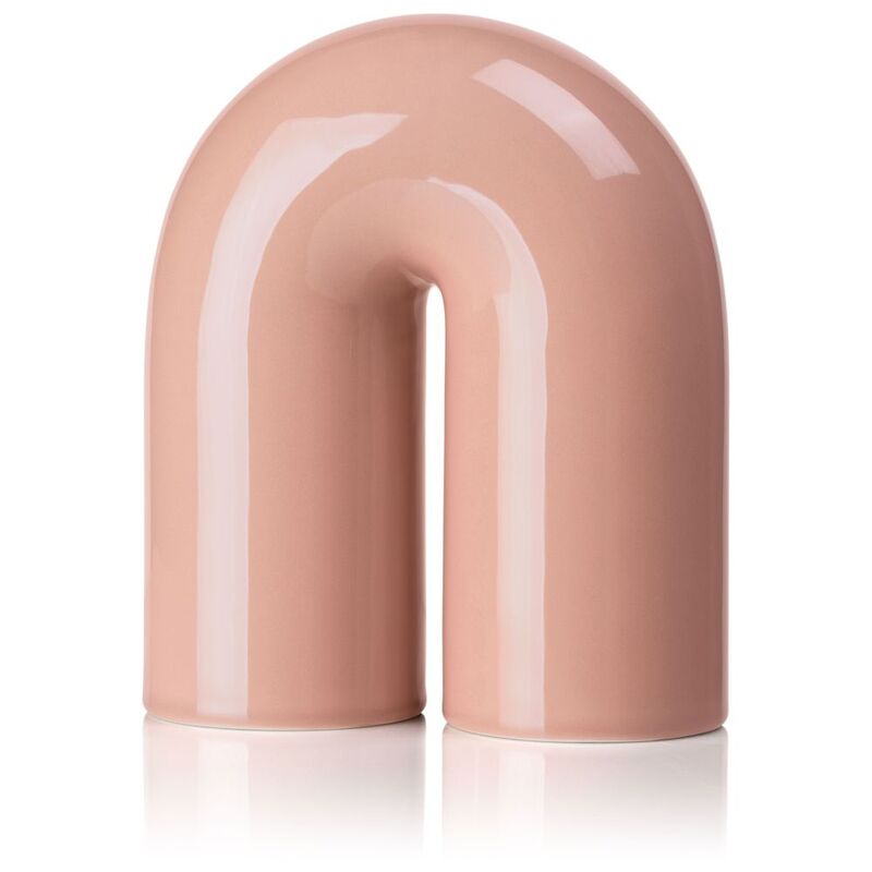 Lucie Kaas Paipa Small Ceramic Tubes - Blush Pink - 14 cm