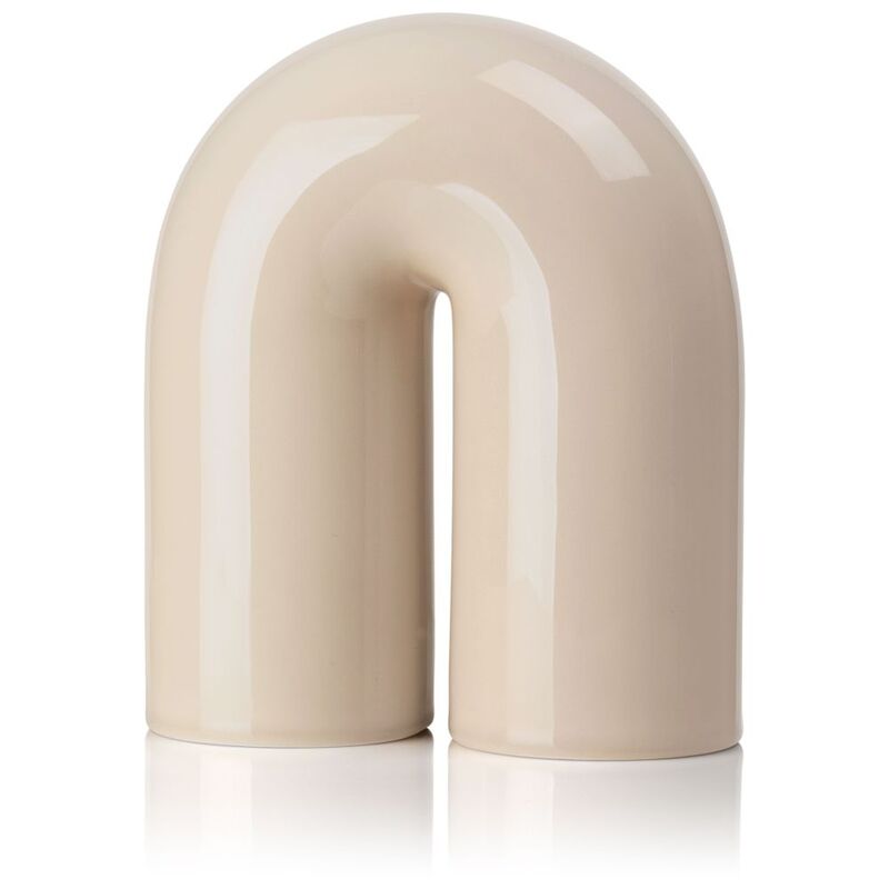 Lucie Kaas Paipa Small Ceramic Tubes - Almond 14 cm