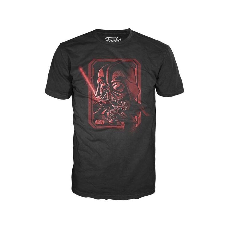 Funko Pop Tee Movies Star Wars Darth Vader Lightsaber Unisex T-Shirt