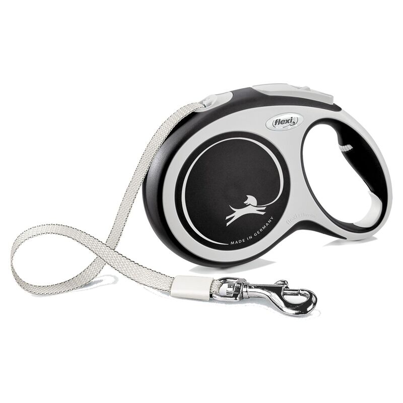 Flexi New Comfort L Tape Cat/Dog Leash 8M - Black