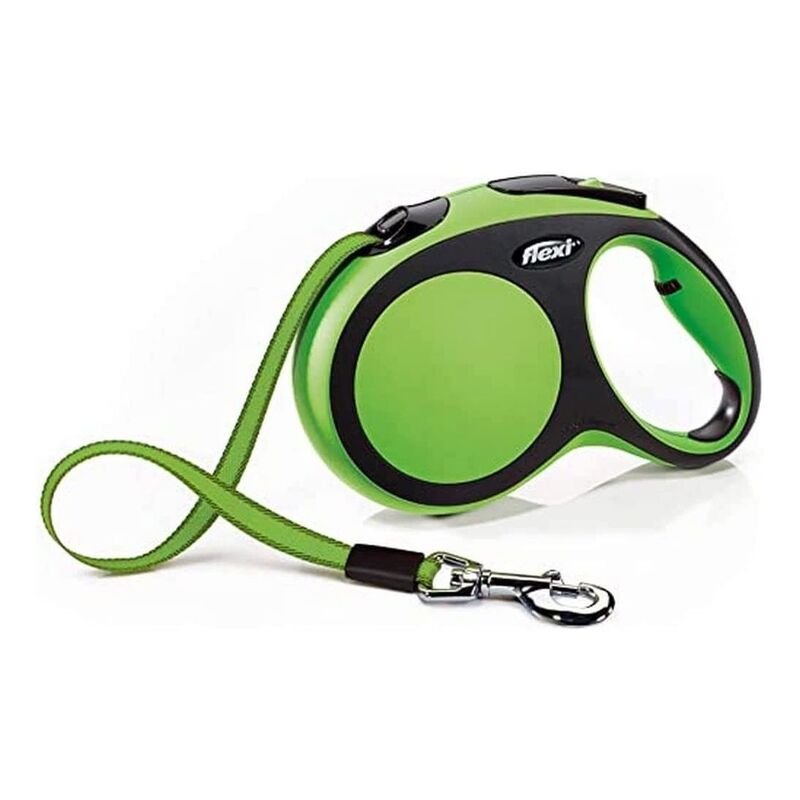 Flexi New Comfort M Tape Cat/Dog Leash 5M - Green
