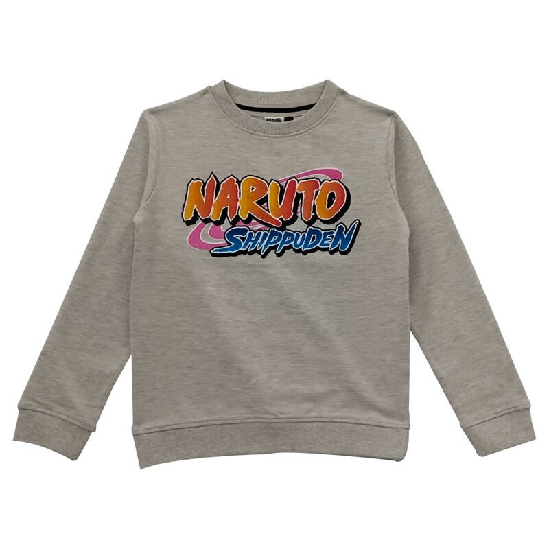 Difuzed Naruto Teen Boys Sweat Shirt - Ecru Melange