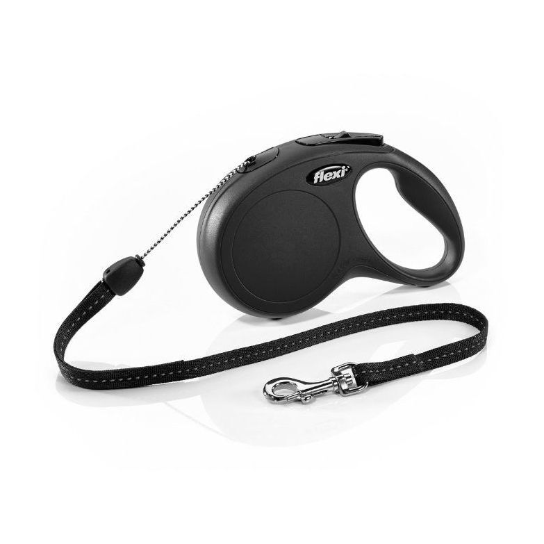 Flexi Standard L Tape Cat/Dog Leash 5M - Black