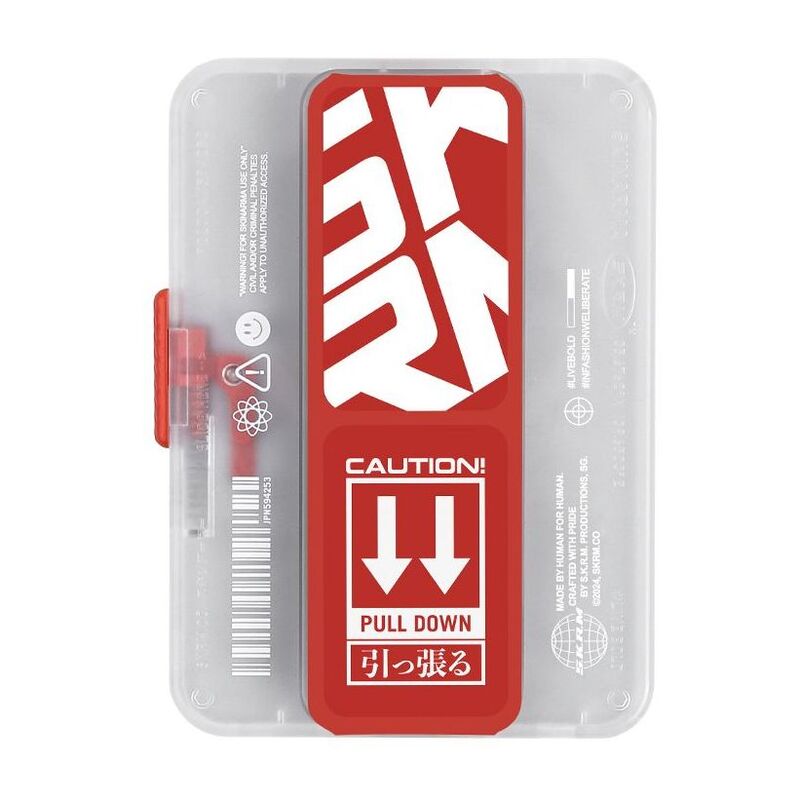 Skinarma Phaze Mirage Magnetic Cardholder - Red