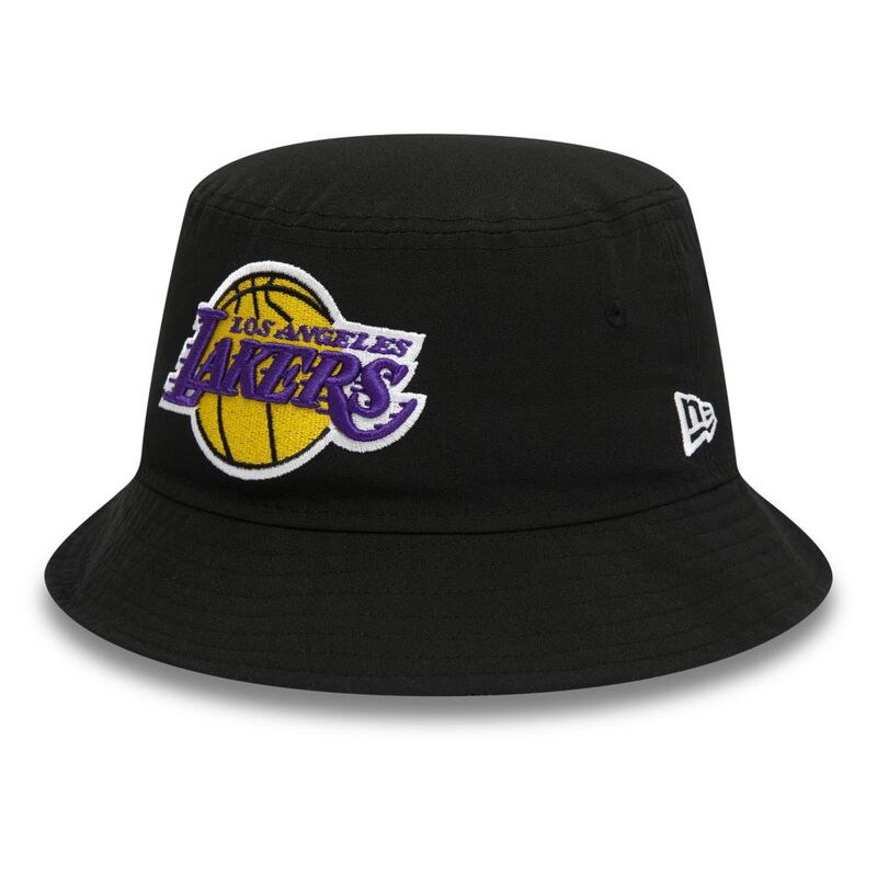 New Era NBA Los Angeles Lakers Print Infill Bucket Men's Cap - Black