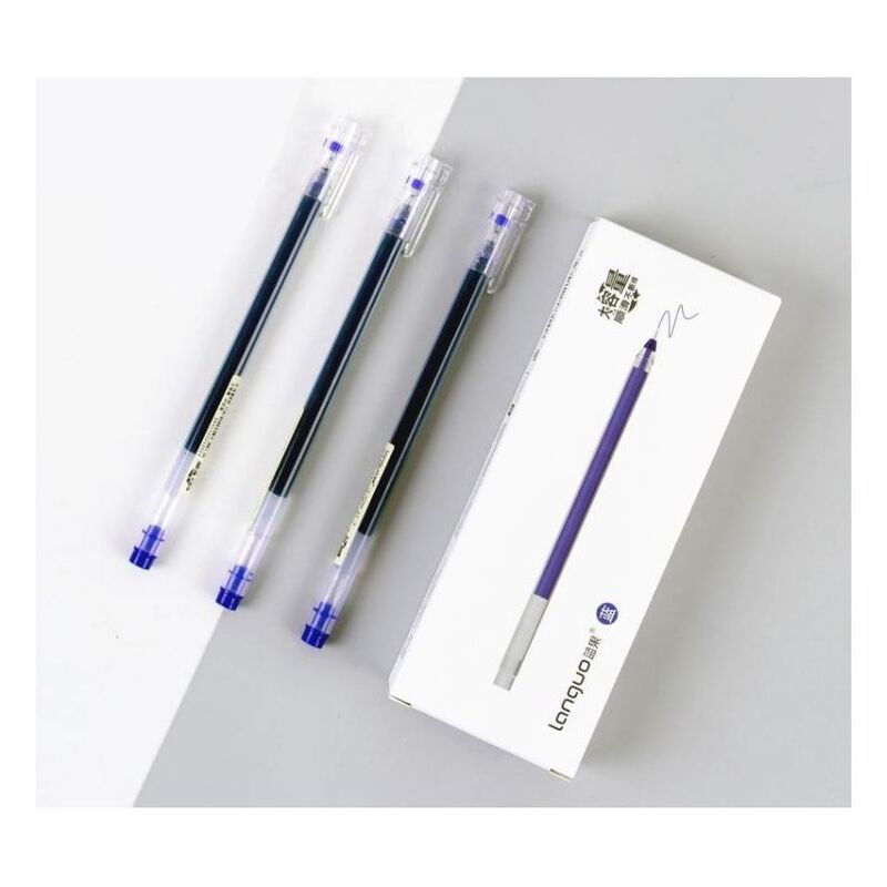 Languo Blue Ink Gel Pen 0.5 mm (Pack of 3)
