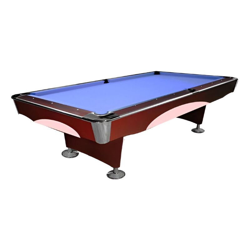 Knight Shot Spyder Commercial Pool Table 9ft Brown