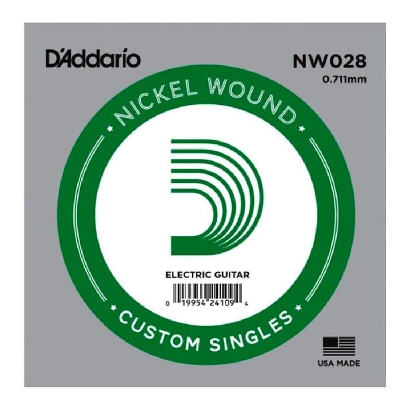 D'Addario Electric Single XL Nickel Wound 028 - NW028