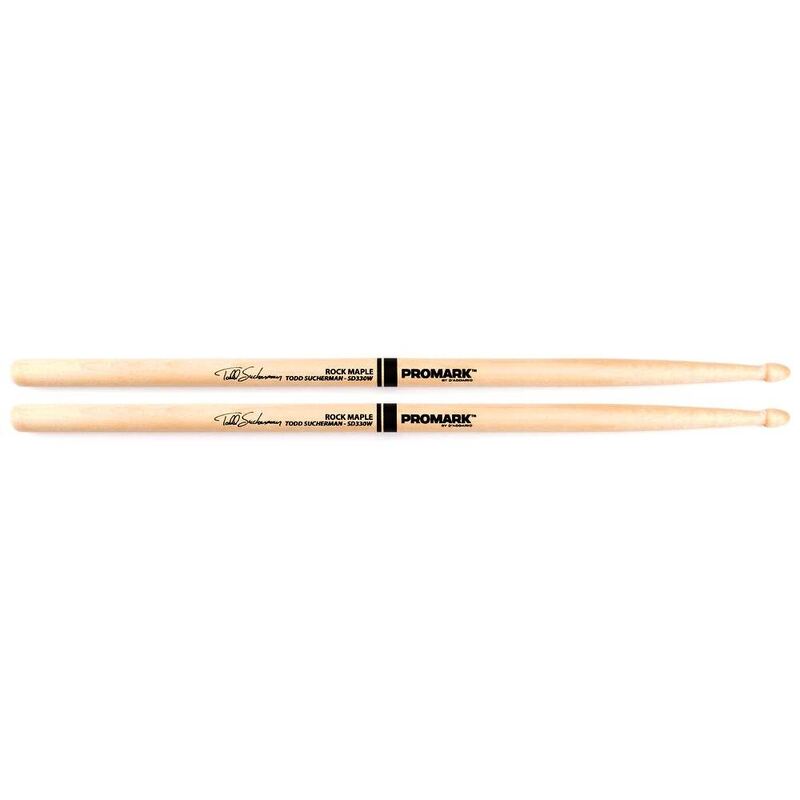 Promark Drumsticks Maple SD330 Todd Sucherman Wood Tip