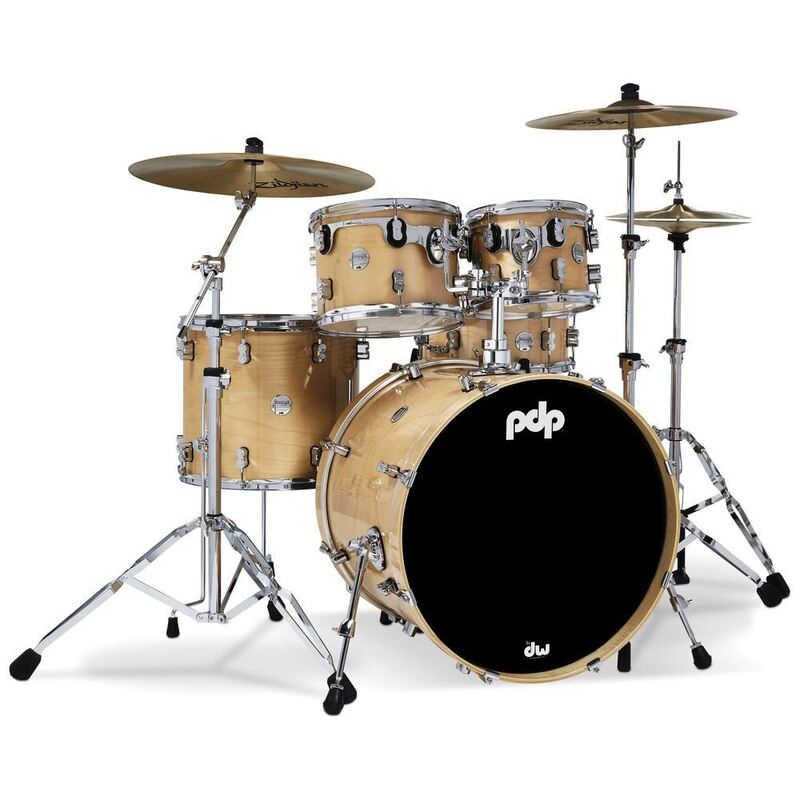 PDP Concept Maple Shell Pack - 5-Piece - Natural Lacquer (Without Cymbals)