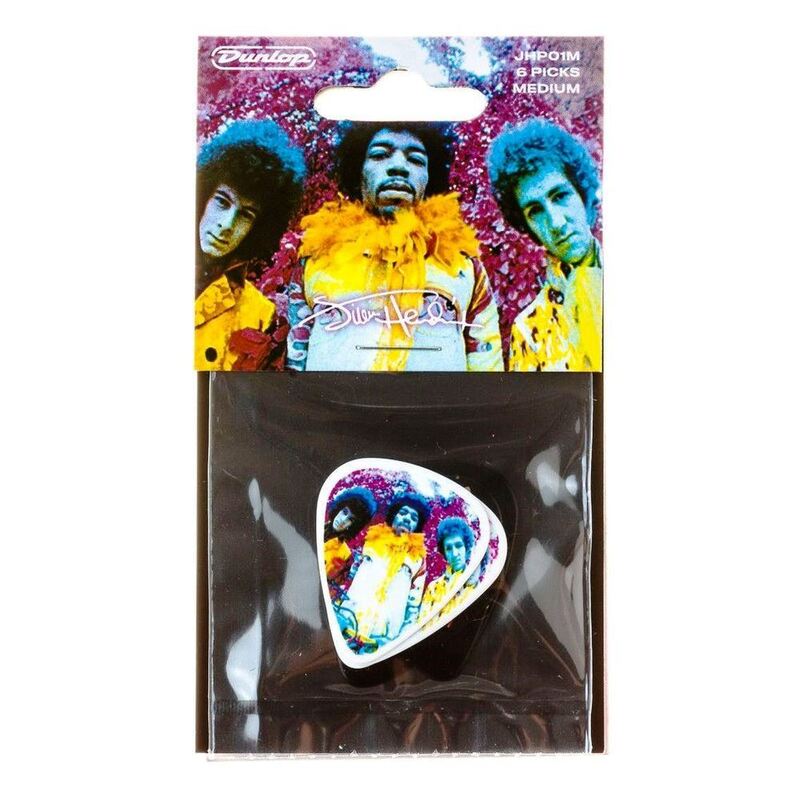 Jim Dunlop Jimi Hendrix Are You Experience? Pick 6-Pack
