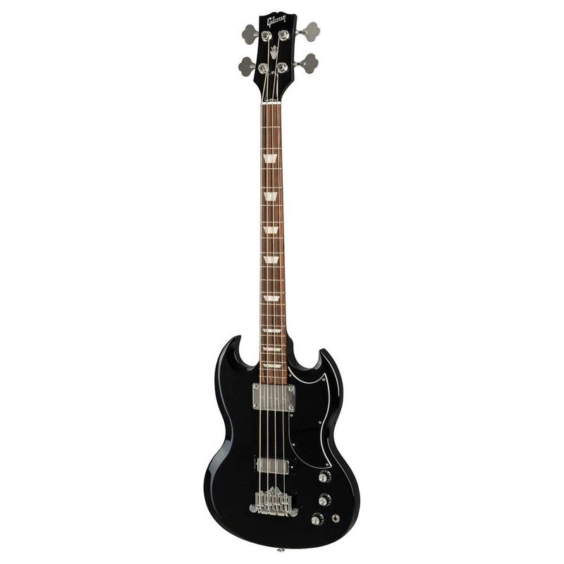 Gibson SG Standard 4-String Bass Guitar - Ebony (Includes Hardshell Case)
