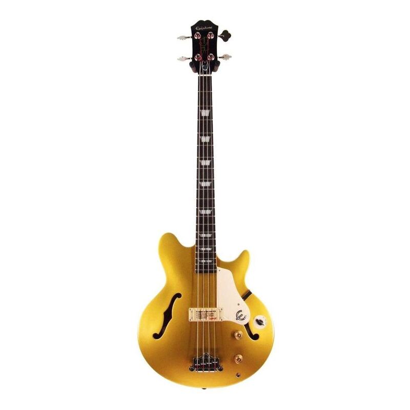 Epiphone Jack Casady Signature 4-String Bass Guitar - Metallic Gold