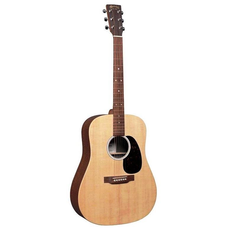 Martin D-X2E Dreadnought Acoustic-Electric Guitar - Natural with Sapele (Martin Gig Bag Included)
