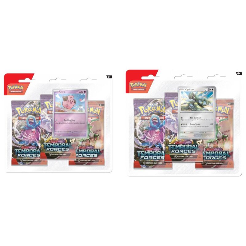 Pokemon TCG Scarlet & Violet 5 Temporal Forces 3 Pack Blister