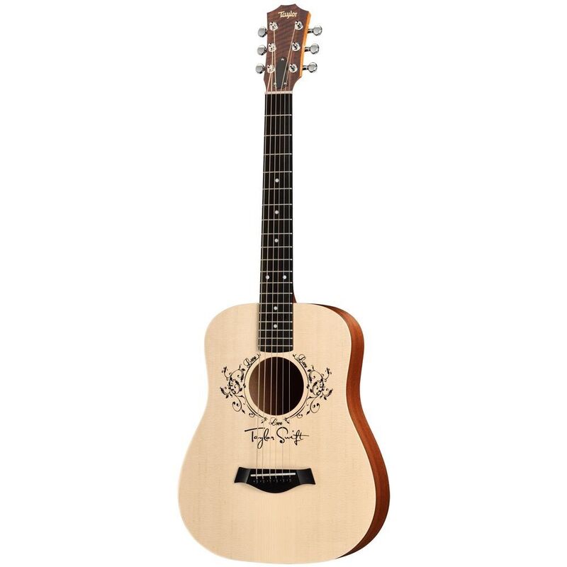 Taylor TS-BT Taylor Swift Signature Baby Taylor Acoustic Guitar - Natural (Includes Taylor Gig Bag)