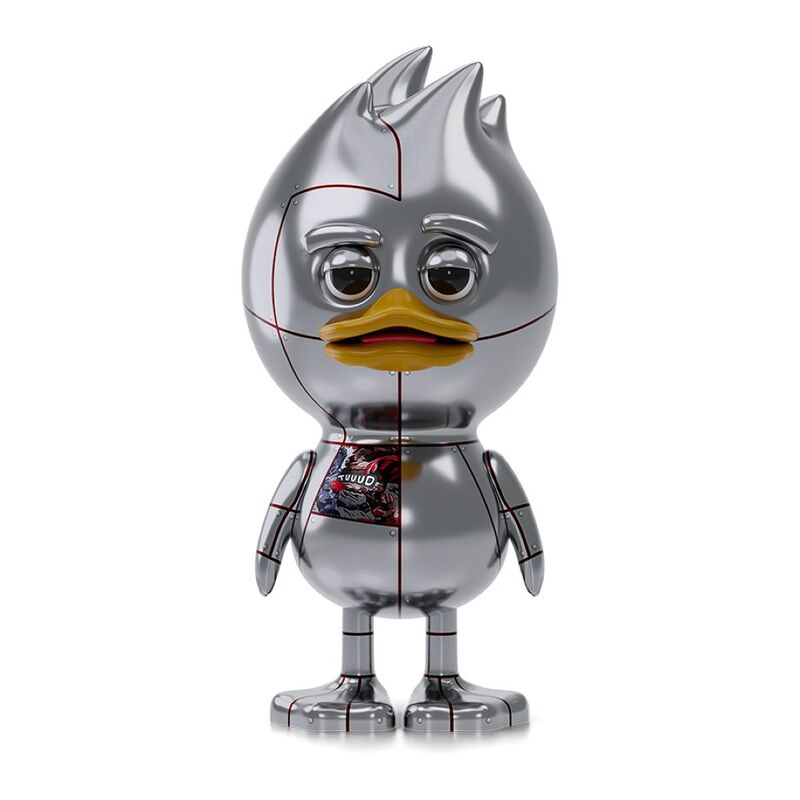 The Ugly Duck Tud X Mike Tyson Limited Edition Collectible Toy Grey Metallic