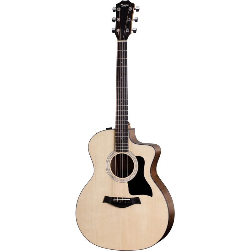 Taylor 114CE Grand Auditorium Walnut Acoustic-Electric Guitar - Natural (Includes Taylor Gig Bag)
